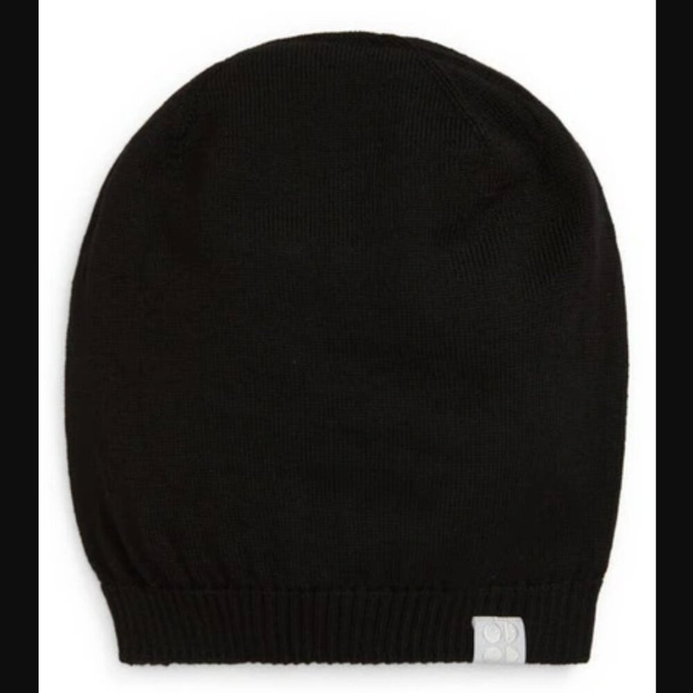 SWEATY BETTY | Rapid Merino Wool Running Beanie | Black